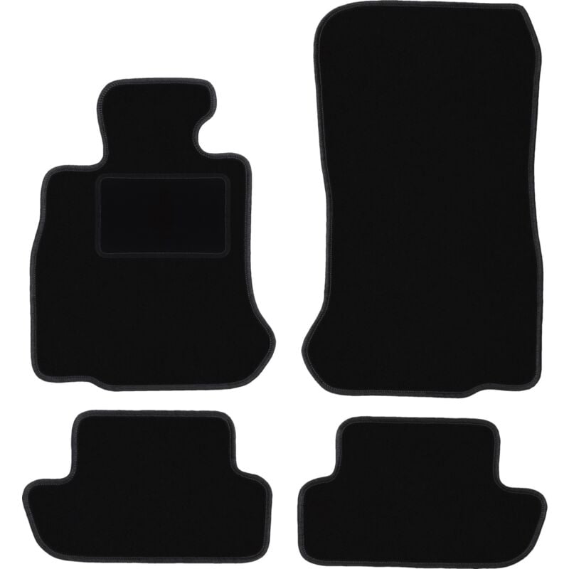 foto del prodotto tappetini in velluto nero per bmw 6 f12 cabrio 2011 2018 