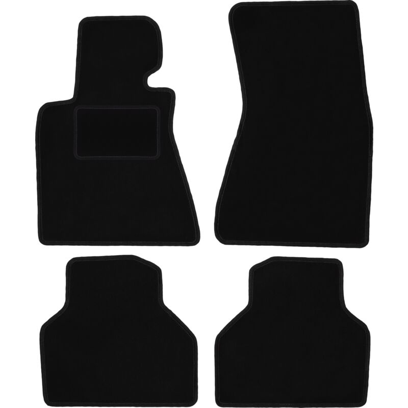 foto del prodotto tappetini in velluto nero per bmw 7 e65 berlina 2001 2008 