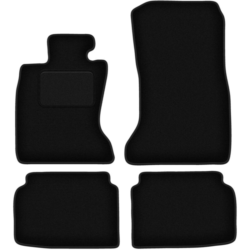 foto del prodotto tappetini in velluto nero per bmw 7 f01 berlina 2008 2015 