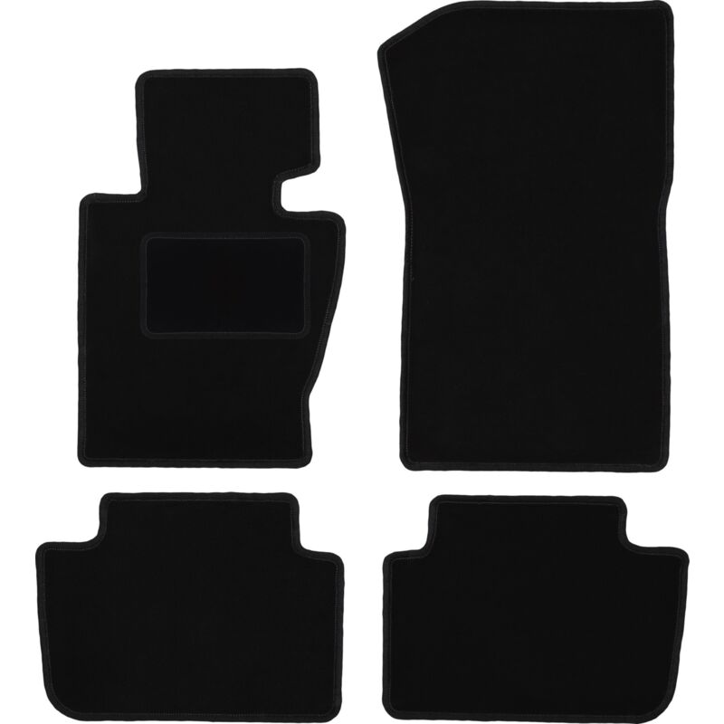 foto del prodotto tappetini in velluto nero per bmw x3 e83 suv 2003 2010 