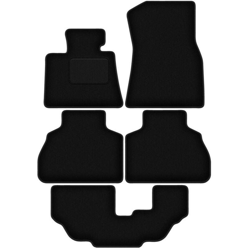 foto del prodotto tappetini in velluto nero per bmw x7 g07 7 posti 2018 