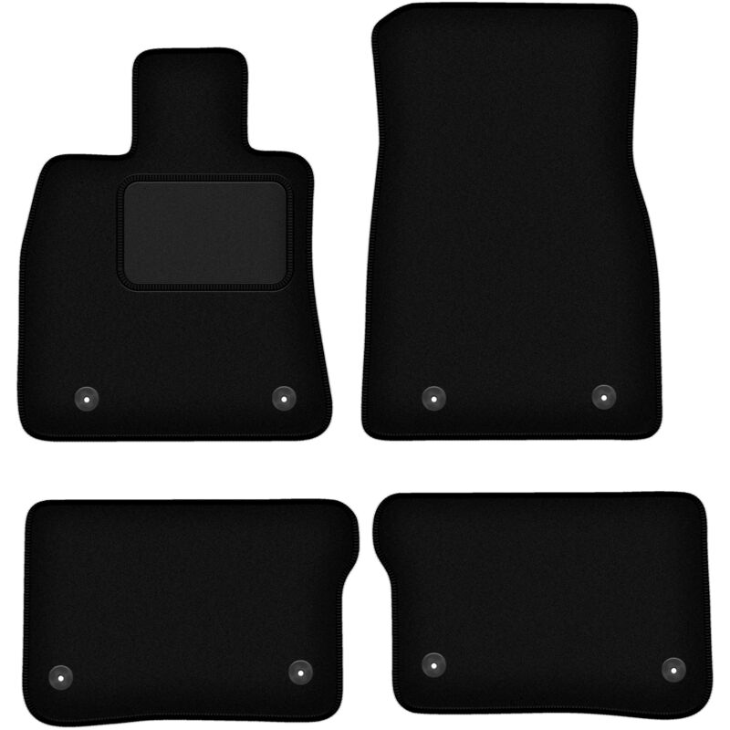 immagine 0 del prodotto tappetini in velluto nero per cadilac ct6 0 2016 