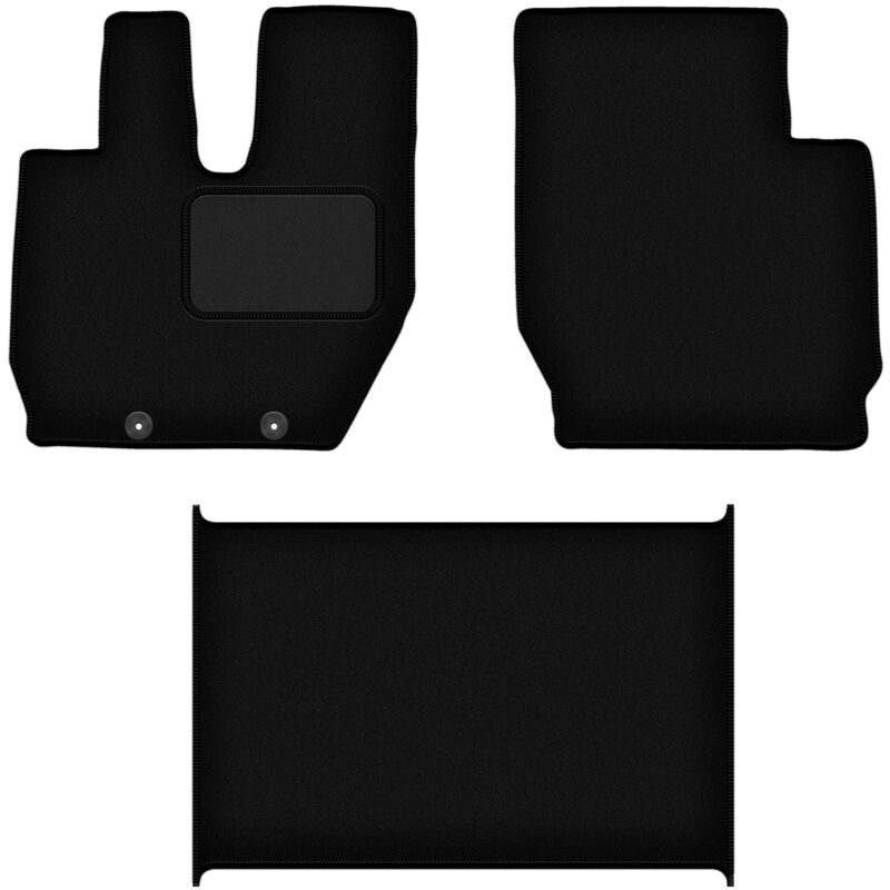 foto del prodotto tappetini in velluto nero per camion iveco stralis 2013 2019 