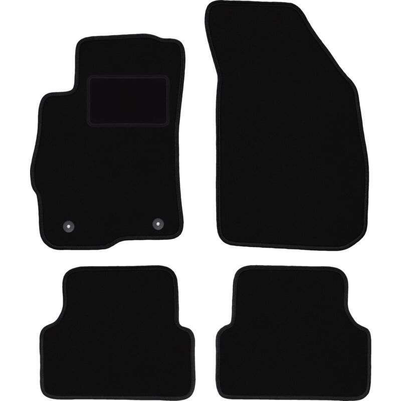 foto del prodotto tappetini in velluto nero per chevrolet aveo ii t300 hatchback, berlina 2011 
