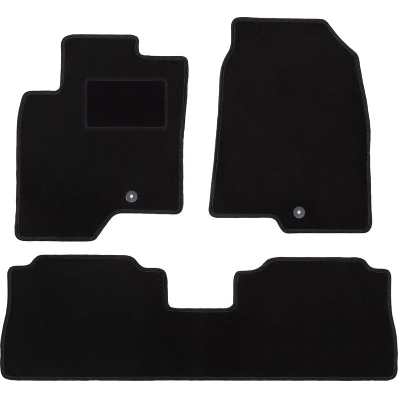 foto del prodotto tappetini in velluto nero per chevrolet captiva suv 2006 2017 