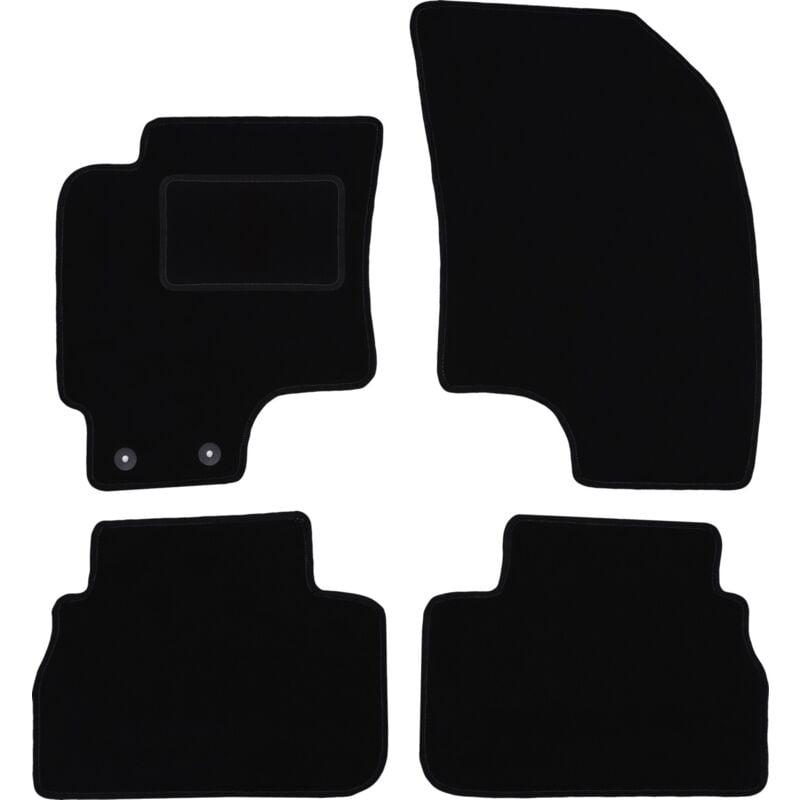 foto del prodotto tappetini in velluto nero per chevrolet evanda berlina 2006 2012 