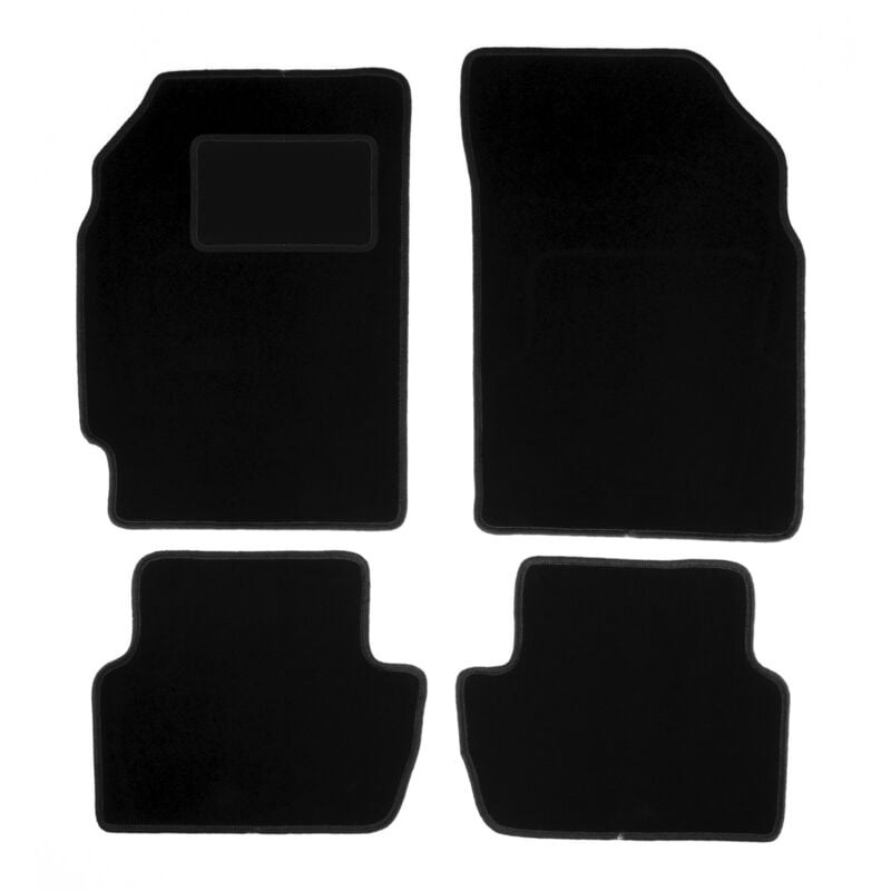 foto del prodotto tappetini in velluto nero per chevrolet spark iii m300 hatchback 2009 2015 