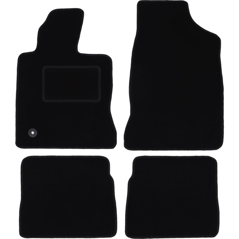 foto del prodotto tappetini in velluto nero per chrysler pt cruiser decappottabile, hatchback 2000 2010 