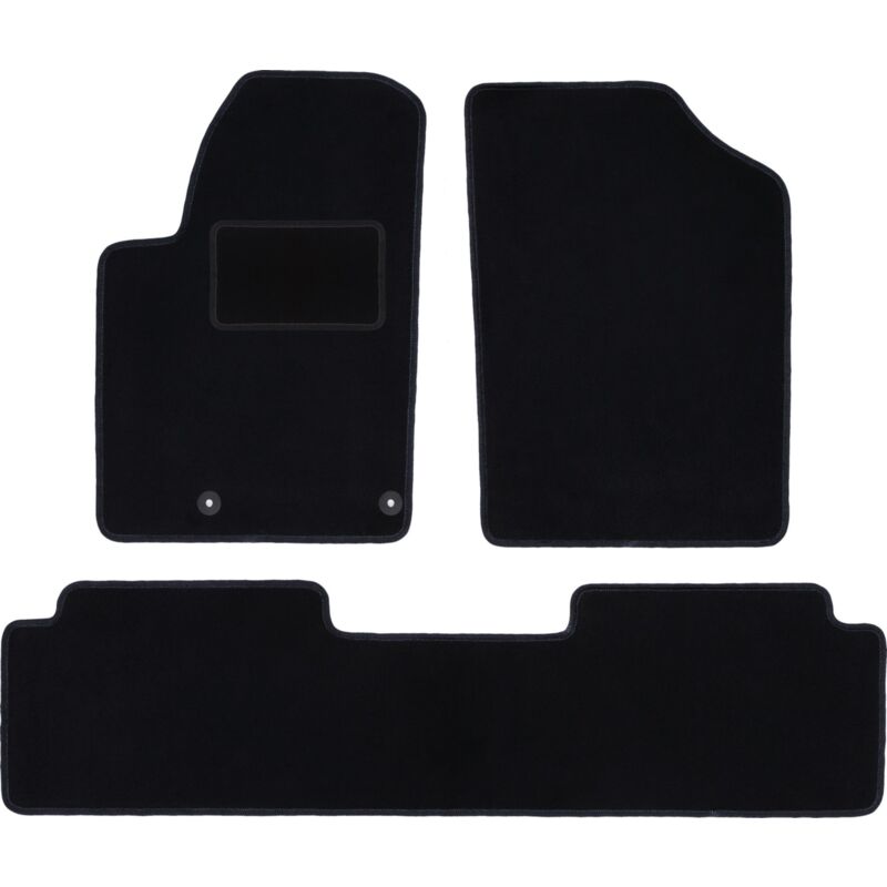 foto del prodotto tappetini in velluto nero per citroen berlingo i kombivan, multispace 1996 2010 
