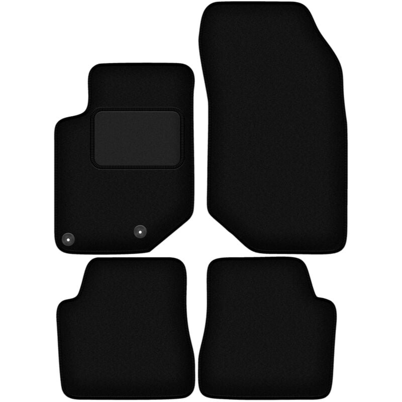 foto del prodotto tappetini in velluto nero per citroen c4 iii hatchback 2020 