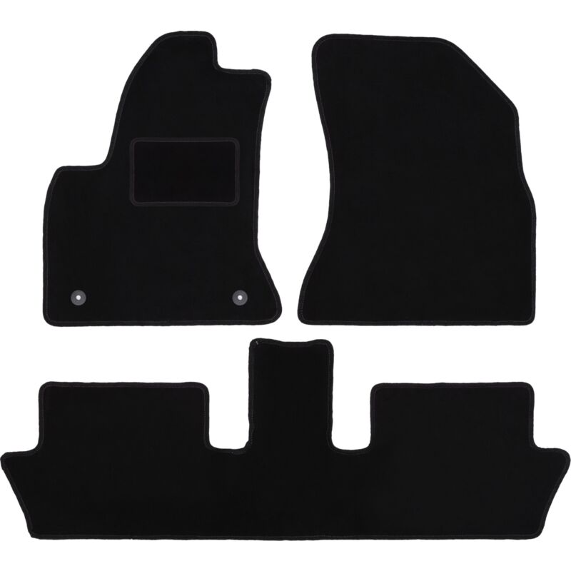 foto del prodotto tappetini in velluto nero per citroen c4 picasso i monovolume 2006 2013 
