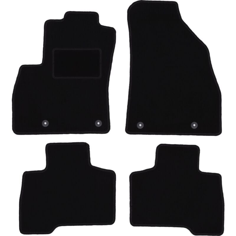 foto del prodotto tappetini in velluto nero per citroen nemo kombivan 2007 2017 