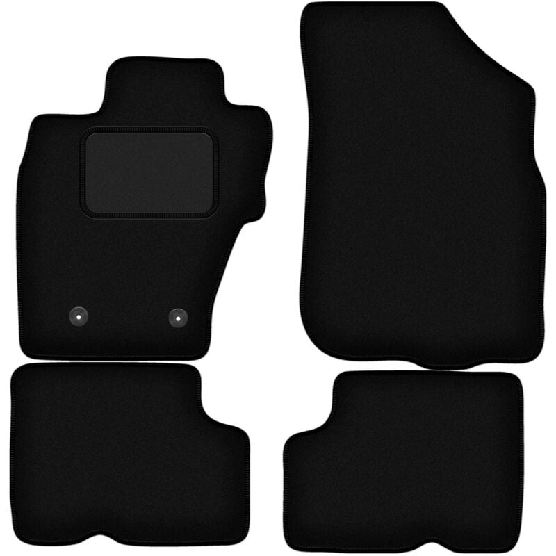 foto del prodotto tappetini in velluto nero per dacia duster i 4wd suv 2010 2018 