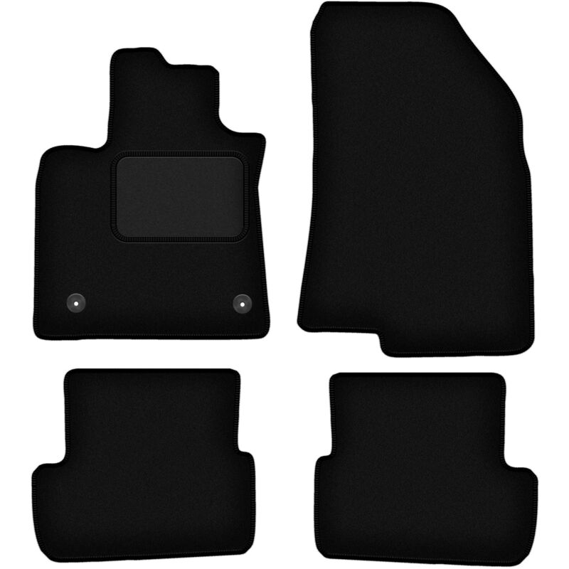 foto del prodotto tappetini in velluto nero per dacia sandero iii hatchback 2021 