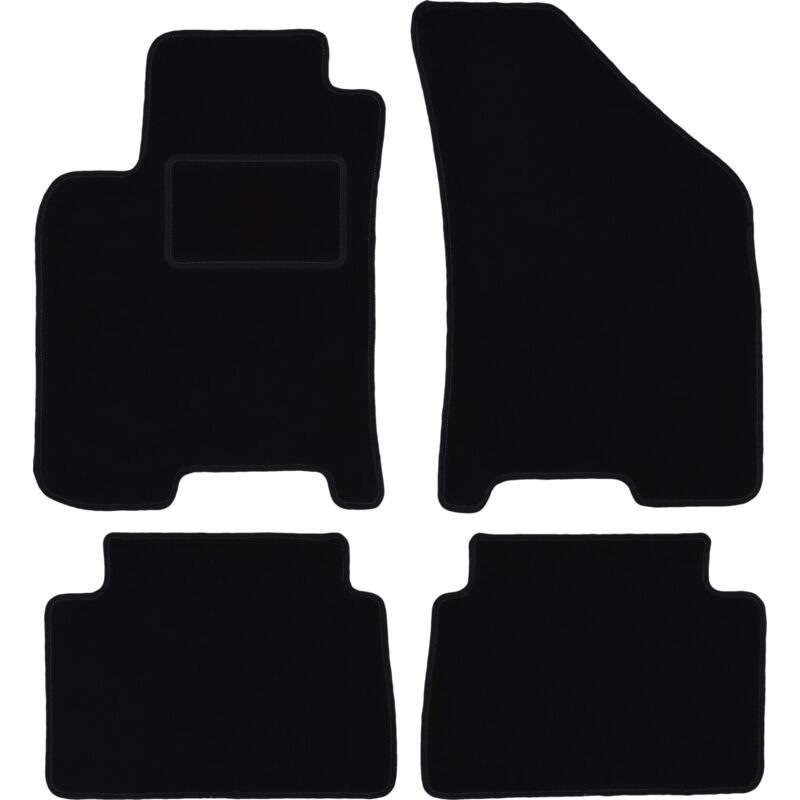foto del prodotto tappetini in velluto nero per daewoo lanos berlina, hatchback 1997 2004 