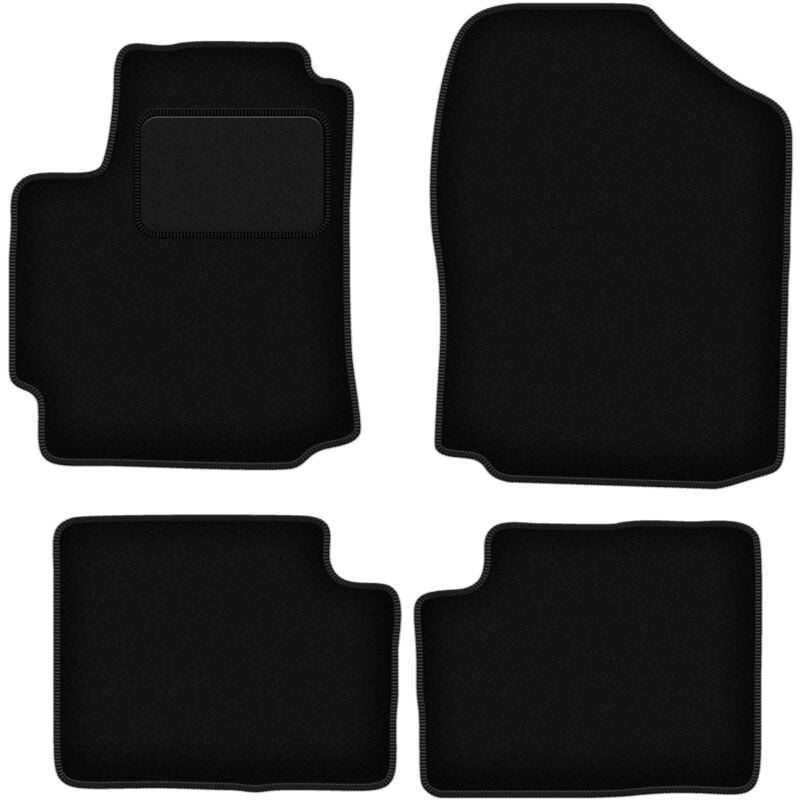 foto del prodotto tappetini in velluto nero per daihatsu sirion iii m300 hatchback 2004 2010 