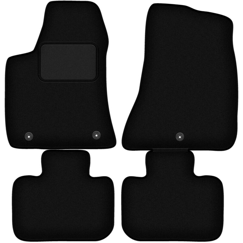 foto del prodotto tappetini in velluto nero per dodge charger ld coup 2011 2020 