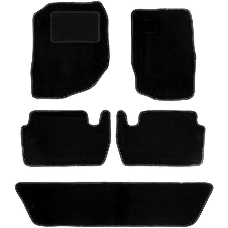 foto del prodotto tappetini in velluto nero per dodge durango ii suv 2002 2010 