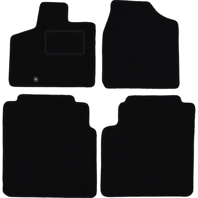 foto del prodotto tappetini in velluto nero per dodge grand caravan iv minivan 2008 2016 