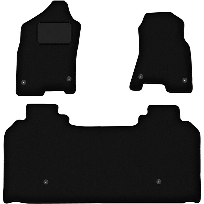 foto del prodotto tappetini in velluto nero per dodge ram 1500 lungo 2019 