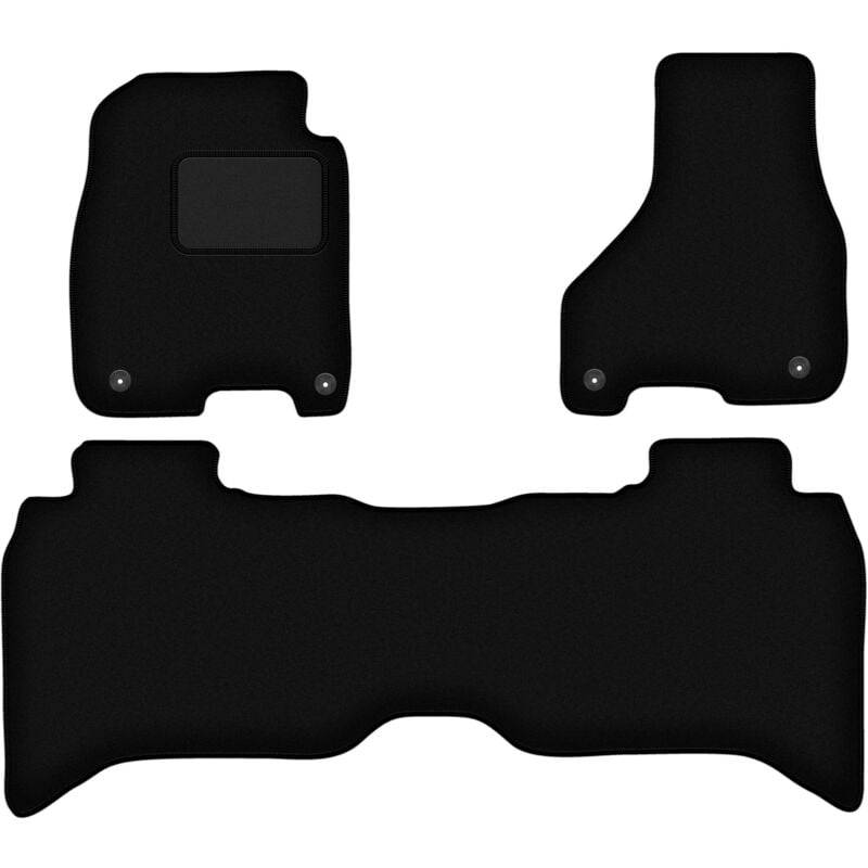 foto del prodotto tappetini in velluto nero per dodge ram ds dj 1500 pick up 2012 2020 