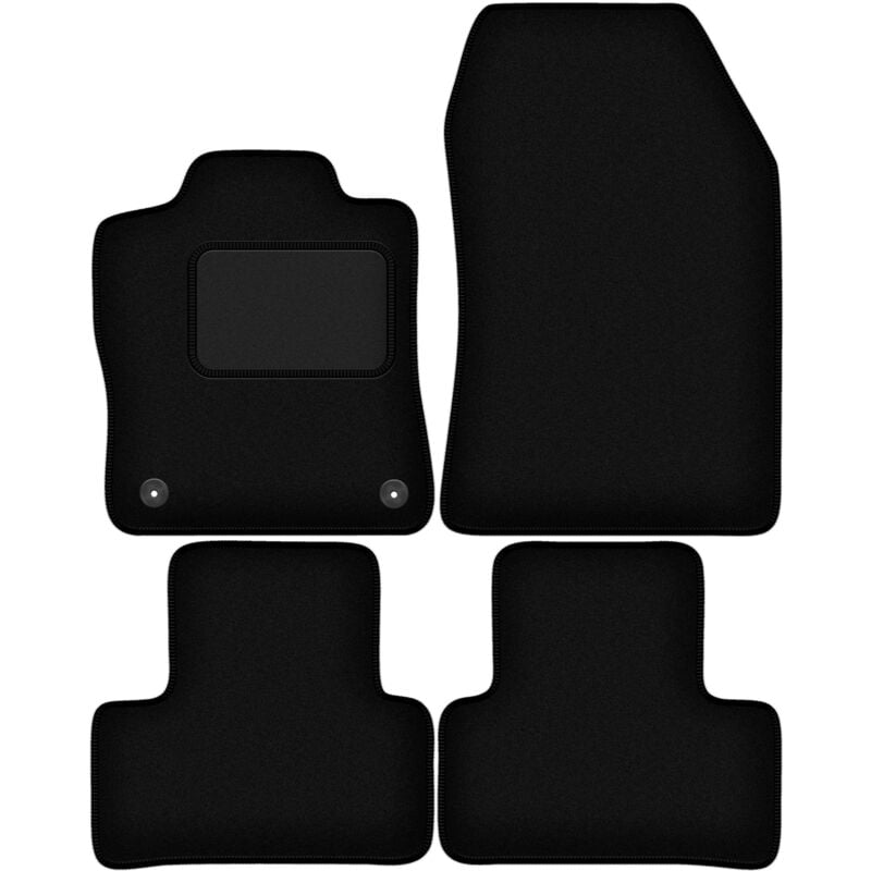 foto del prodotto tappetini in velluto nero per ds. 4 e teanse plugin ibrido 2021 