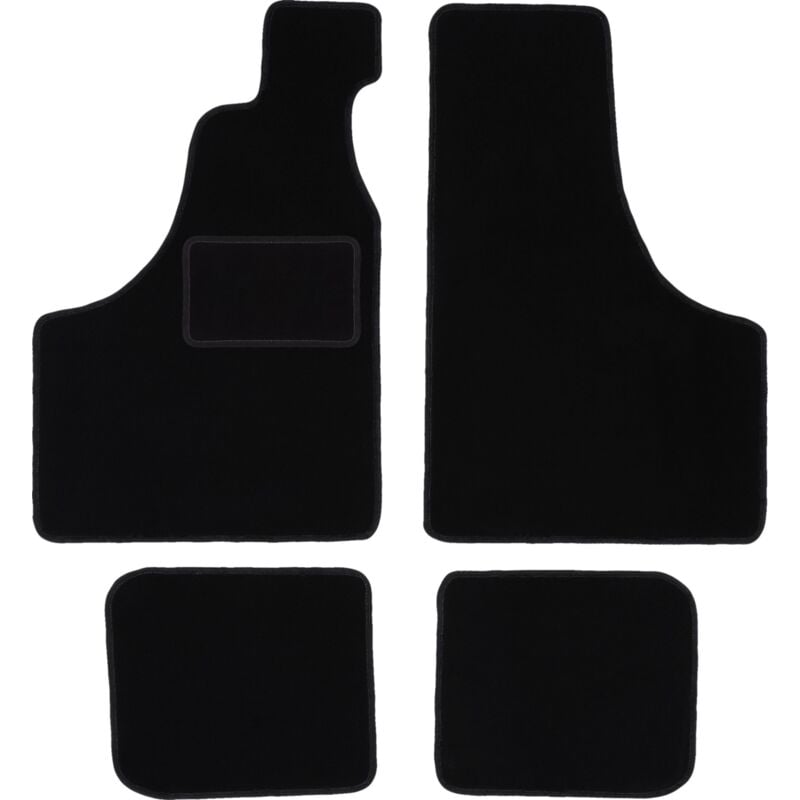 foto del prodotto tappetini in velluto nero per fiat 126p n a 1973 2001 