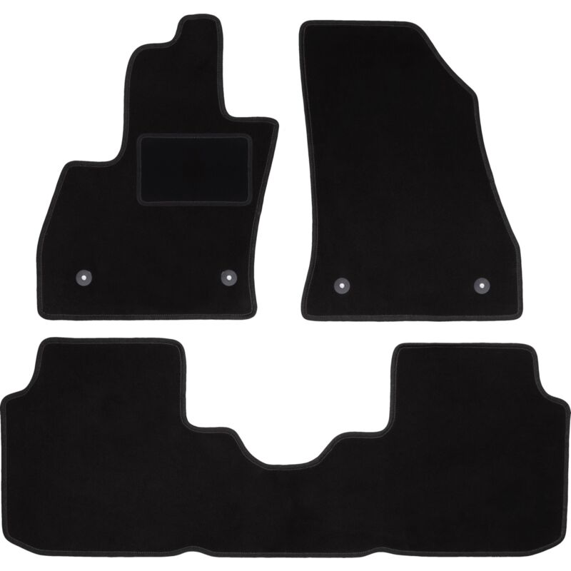 foto del prodotto tappetini in velluto nero per fiat 500l monovolume 2012 