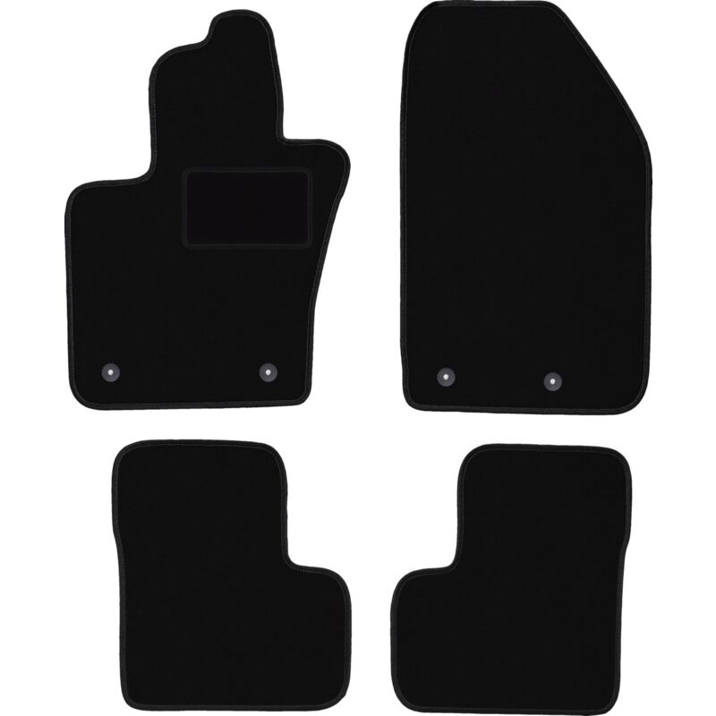 foto del prodotto tappetini in velluto nero per fiat 500x crossover 2014 2018 