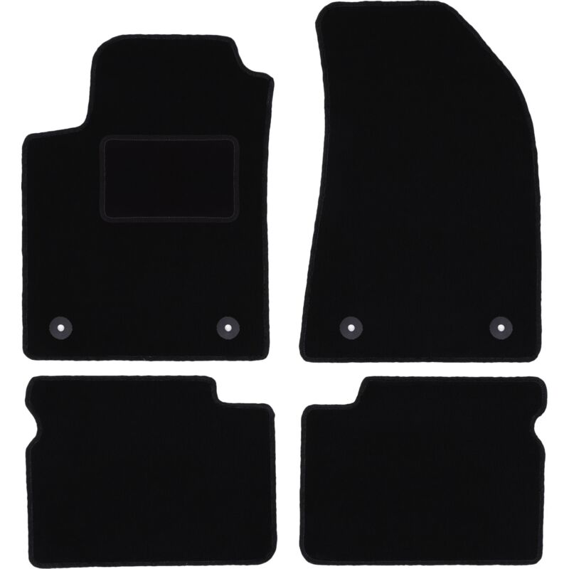 foto del prodotto tappetini in velluto nero per fiat bravo ii hatchback 2007 2012 