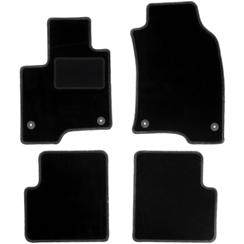 foto del prodotto tappetini in velluto nero per fiat panda iii hatchback 2012 