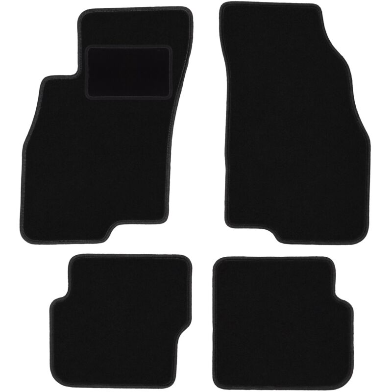 foto del prodotto tappetini in velluto nero per fiat punto evo hatchback 2998 2012 