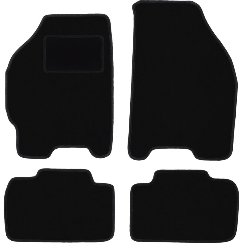 immagine 0 del prodotto tappetini in velluto nero per fiat punto ii hatchback 1999 2010 