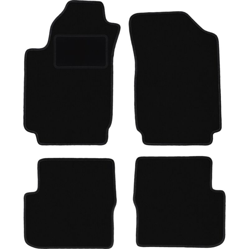 foto del prodotto tappetini in velluto nero per fiat stilo hatchback, station wagon 2000 2008 