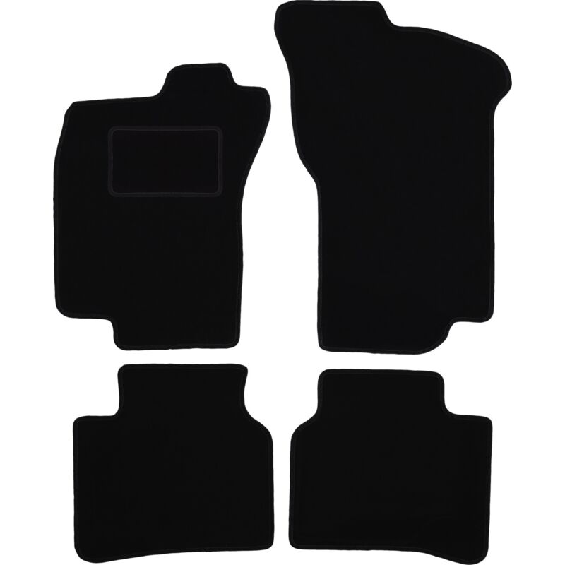foto del prodotto tappetini in velluto nero per fiat tipo i hatchback 1988 1995 