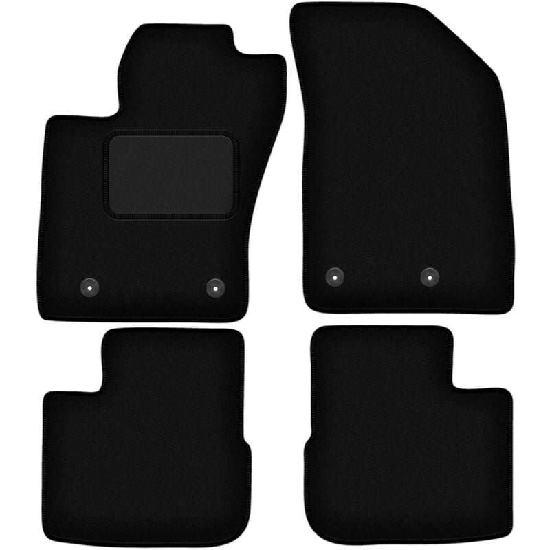 foto del prodotto tappetini in velluto nero per fiat tipo ii hatchback 2015 