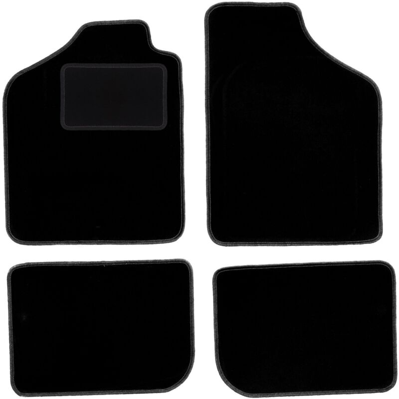 foto del prodotto tappetini in velluto nero per fiat uno hatchback 1983 2001 