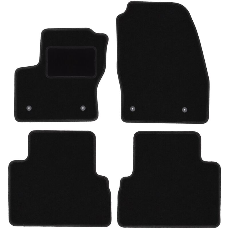 foto del prodotto tappetini in velluto nero per ford c max mk2 minivan 2015 2019 