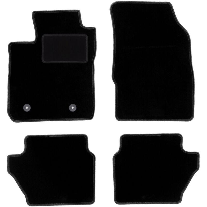 foto del prodotto tappetini in velluto nero per ford ecosport mk2 crossover 2012 2017 