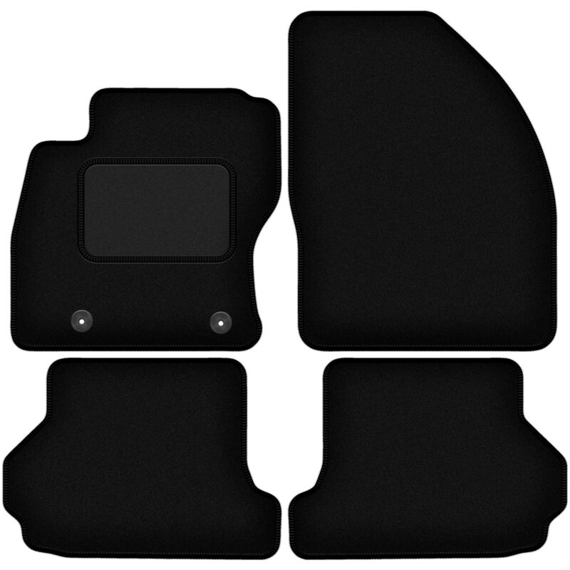 foto del prodotto tappetini in velluto nero per ford focus mk2 cabrio 2006 2010 