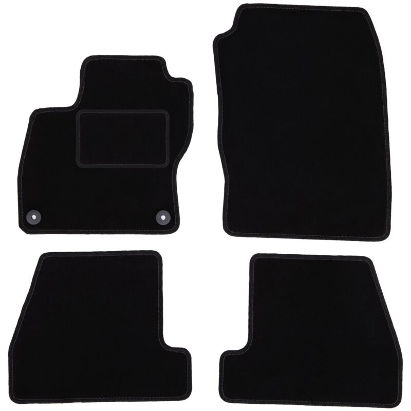 foto del prodotto tappetini in velluto nero per ford focus mk3 hatchback, berlina, station wagon 2010 2018 