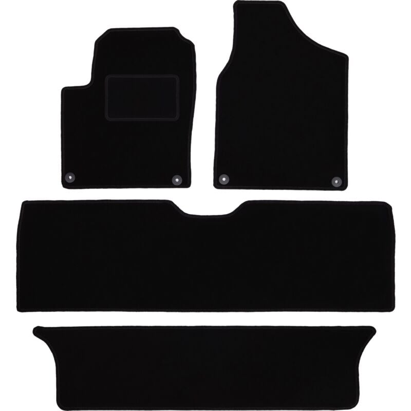 foto del prodotto tappetini in velluto nero per ford galaxy mk1 minivan 1995 2006 