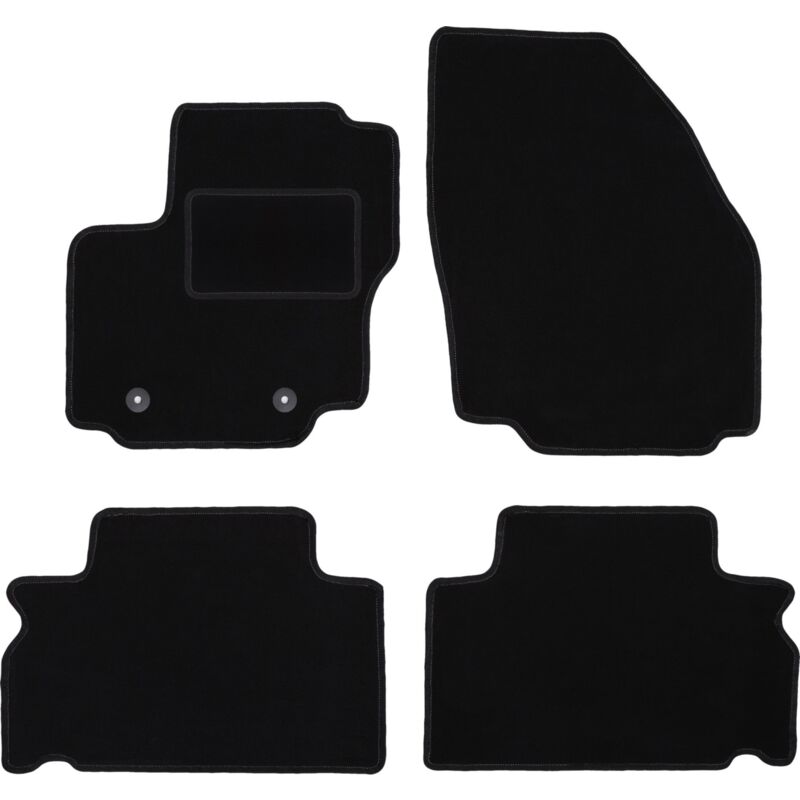 foto del prodotto tappetini in velluto nero per ford galaxy mk2 minivan 2006 2011 