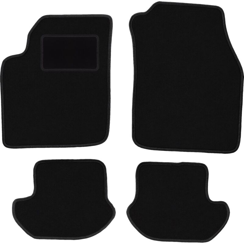 foto del prodotto tappetini in velluto nero per ford ka mk1 hatchback 1998 2006 