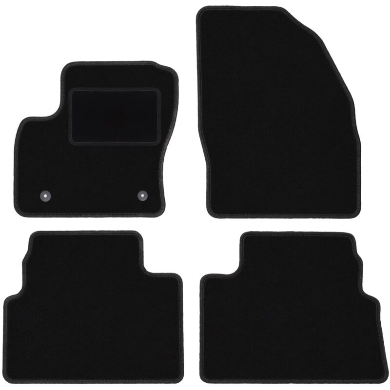 foto del prodotto tappetini in velluto nero per ford kuga mk1 suv 2011 2013 