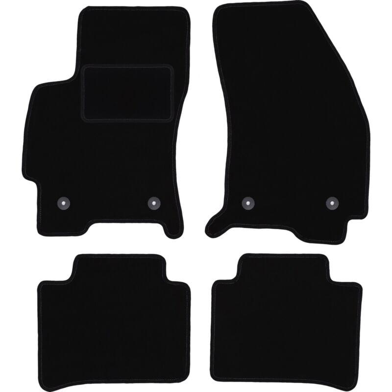 foto del prodotto tappetini in velluto nero per ford mondeo mk3 station wagon, liftback, berlina 2001 2007 
