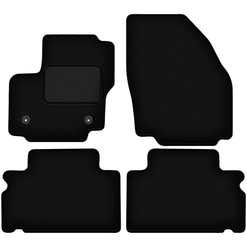 foto del prodotto tappetini in velluto nero per ford s max mk1 minivan 2012 2015 