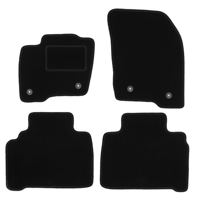 foto del prodotto tappetini in velluto nero per ford s max mk2 minivan 2015 