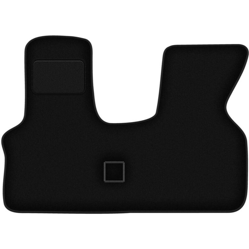 foto del prodotto tappetini in velluto nero per furgone per consegne volkswagen transporter t4 1992 2003 