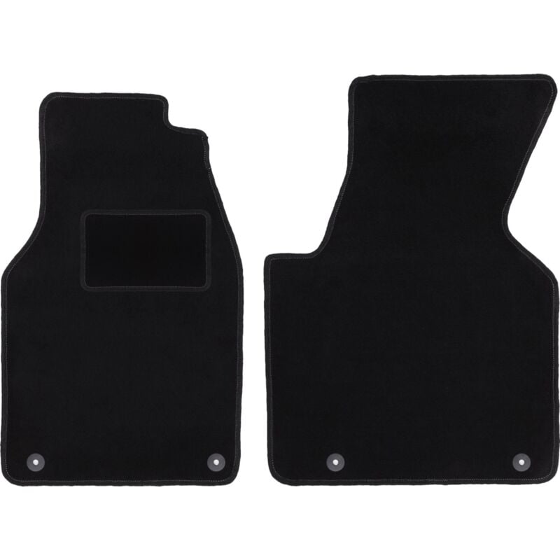 foto del prodotto tappetini in velluto nero per furgone per consegne volkswagen transporter t4 1993 2001 